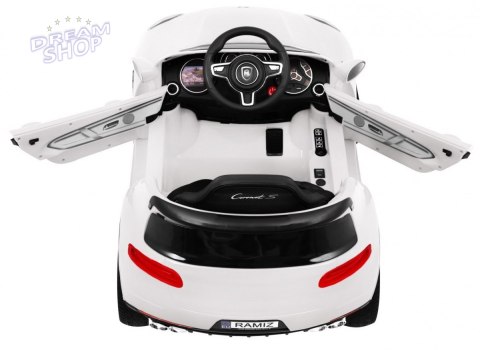 Autko Turbo-S na akumulator dla dzieci Biały + Pilot + Wolny Start + Koła EVA + Radio MP3 Autko Turbo-S na akumulator dla dzieci Biały + Pilot + Wolny Start + Koła EVA + Radio MP3