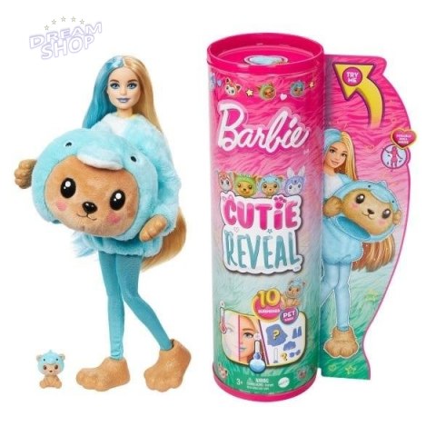 Barbie Color Reveal Lalka Miś-Delfin HRK25 Barbie Color Reveal Lalka Miś-Delfin HRK25