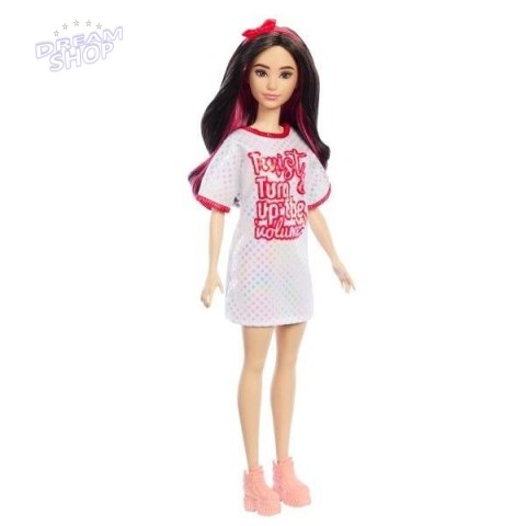 Barbie Fashionistas. Lalka Sukienka kropki HRH12 Barbie Fashionistas. Lalka Sukienka kropki HRH12