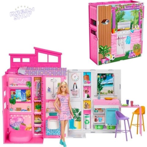 Barbie Fashionistas, Przytulny domek + Lalka HRJ77 Barbie Fashionistas, Przytulny domek + Lalka HRJ77
