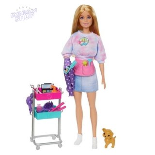 Barbie Malibu Stylistka z pieskiem HNK95