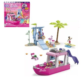 Barbie Mega Klocki Wymarzoną łódź Malibu HPN79