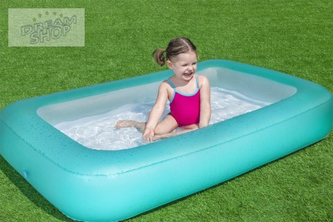 Basen dmuchany dla dzieci 2+ BESTWAY Prostokątny 165x104x25cm + Dmuchane dno Basen dmuchany dla dzieci 2+ BESTWAY Prostokątny 165x104x25cm + Dmuchane dno