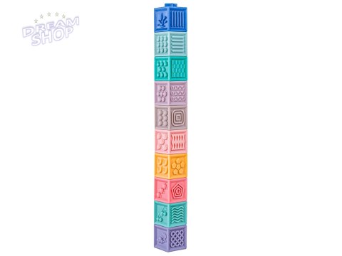 Edukacyjny zestaw klocków dla malucha, Miękkie Klocki, Cyferki, Figury geometryczne, Kształty, Wieża 23 sztuki Edukacyjny zestaw klocków dla malucha, Miękkie Klocki, Cyferki, Figury geometryczne, Kształty, Wieża 23 sztuki
