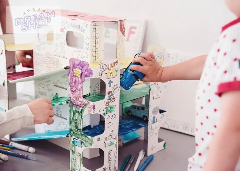 "Parking" przestrzenna kolorowanka XXL dla dzieci "Parking" przestrzenna kolorowanka XXL dla dzieci