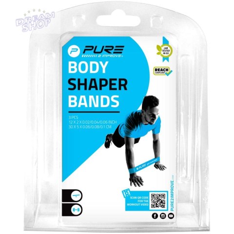 ZESTAW GUM DO ĆWICZEŃ FITNESS CROSSFIT MINI BAND 3SZT MEN PURE 2 IMPROVE ZESTAW GUM DO ĆWICZEŃ FITNESS CROSSFIT MINI BAND 3SZT MEN PURE 2 IMPROVE
