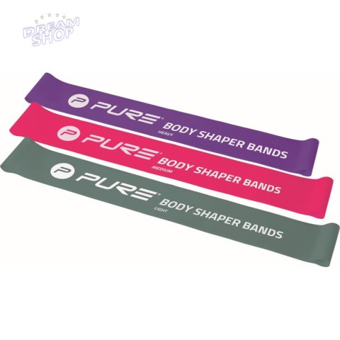 ZESTAW GUM DO ĆWICZEŃ FITNESS CROSSFIT MINI BAND 3SZT WOMEN PURE 2 IMPROVE ZESTAW GUM DO ĆWICZEŃ FITNESS CROSSFIT MINI BAND 3SZT WOMEN PURE 2 IMPROVE