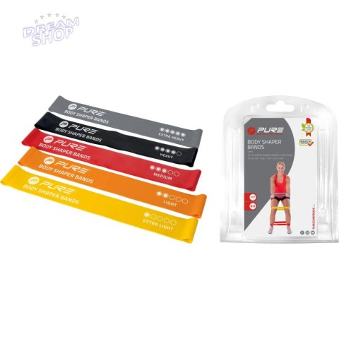 ZESTAW GUM DO ĆWICZEŃ FITNESS CROSSFIT MINI BAND 5SZT PURE 2 IMPROVE ZESTAW GUM DO ĆWICZEŃ FITNESS CROSSFIT MINI BAND 5SZT PURE 2 IMPROVE