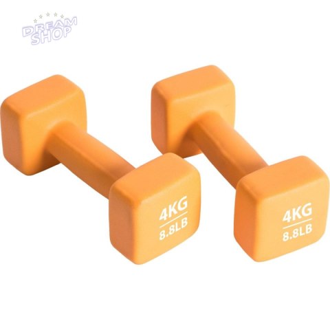 ZESTAW HANTLI NEOPREN 2x4KG PURE 2 IMPROVE ZESTAW HANTLI NEOPREN 2x4KG PURE 2 IMPROVE