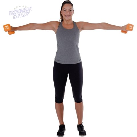 ZESTAW HANTLI NEOPREN 2x4KG PURE 2 IMPROVE ZESTAW HANTLI NEOPREN 2x4KG PURE 2 IMPROVE