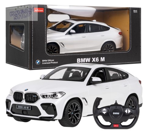 BMW X6 M biały RASTAR model 1:14 Zdalnie sterowane auto + Pilot 2,4 GHz BMW X6 M biały RASTAR model 1:14 Zdalnie sterowane auto + Pilot 2,4 GHz