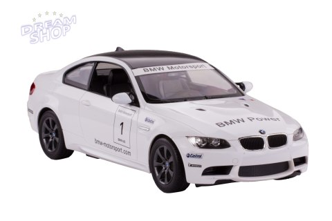 BMW M3 biały RASTAR model 1:14 Zdalnie sterowane auto + Pilot 2,4 GHz BMW M3 biały RASTAR model 1:14 Zdalnie sterowane auto + Pilot 2,4 GHz