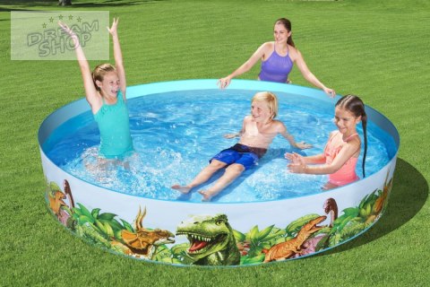 Basen Ogrodowy dla dzieci Dinozaury BESTWAY 244x46cm 8FT Basen Ogrodowy dla dzieci Dinozaury BESTWAY 244x46cm 8FT