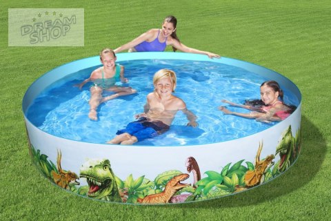 Basen Ogrodowy dla dzieci Dinozaury BESTWAY 244x46cm 8FT Basen Ogrodowy dla dzieci Dinozaury BESTWAY 244x46cm 8FT