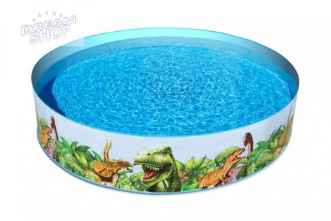 Basen Ogrodowy dla dzieci Dinozaury BESTWAY 244x46cm 8FT Basen Ogrodowy dla dzieci Dinozaury BESTWAY 244x46cm 8FT