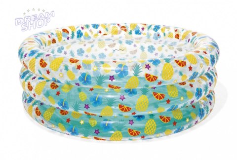 Basen ogrodowy dla dzieci 150x53cm Tropical BESTWAY + Łatka naprawcza Basen ogrodowy dla dzieci 150x53cm Tropical BESTWAY + Łatka naprawcza