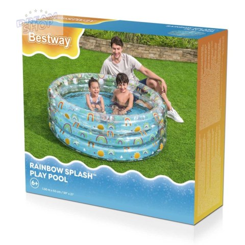 Basen ogrodowy dla dzieci 150x53cm Tropical BESTWAY + Łatka naprawcza Basen ogrodowy dla dzieci 150x53cm Tropical BESTWAY + Łatka naprawcza