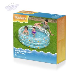 Basen ogrodowy dla dzieci 170x53cm Tropical BESTWAY + Łatka naprawcza