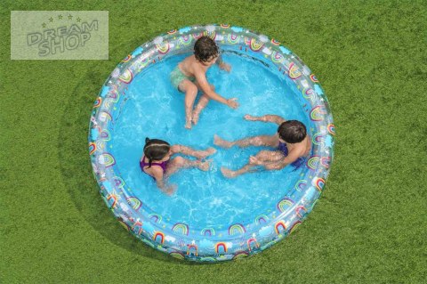 Basen ogrodowy dla dzieci 170x53cm Tropical BESTWAY + Łatka naprawcza