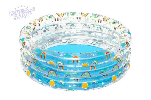 Basen ogrodowy dla dzieci 170x53cm Tropical BESTWAY + Łatka naprawcza