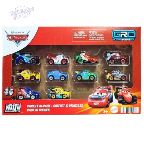 Cars Auta Mikroauta 10-pak HXY65 Cars Auta Mikroauta 10-pak HXY65