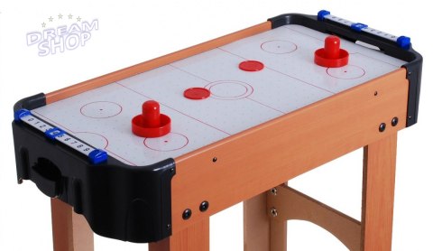 Cymbergaj dla dzieci Air Hockey Imitacja drewna + Stół z płyty MDF + Dmuchawy powietrzne + Grzybki Krążki Cymbergaj dla dzieci Air Hockey Imitacja drewna + Stół z płyty MDF + Dmuchawy powietrzne + Grzybki Krążki