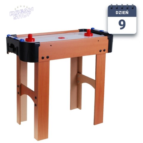 Cymbergaj dla dzieci Air Hockey Imitacja drewna + Stół z płyty MDF + Dmuchawy powietrzne + Grzybki Krążki Cymbergaj dla dzieci Air Hockey Imitacja drewna + Stół z płyty MDF + Dmuchawy powietrzne + Grzybki Krążki