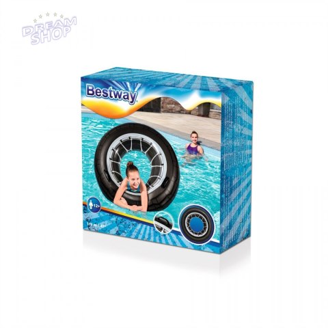 Dmuchane kółko do pływania Opona BESTWAY 119cm Winyl + Uchwyty Dmuchane kółko do pływania Opona BESTWAY 119cm Winyl + Uchwyty