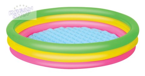 Dmuchany Basen dla dzieci Brodzik Tęcza 152x30cm BESTWAY + Łatka naprawcza Dmuchany Basen dla dzieci Brodzik Tęcza 152x30cm BESTWAY + Łatka naprawcza