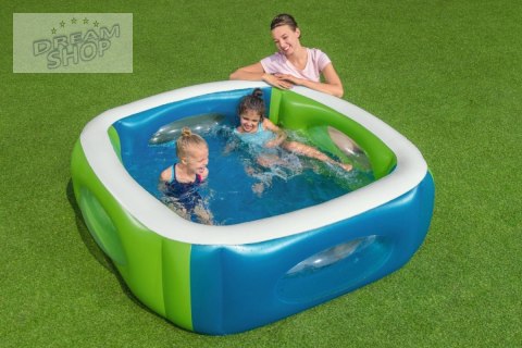 Dmuchany Basen dla dzieci z Oknami widokowymi 168x168x56 BESTWAY Dmuchany Basen dla dzieci z Oknami widokowymi 168x168x56 BESTWAY