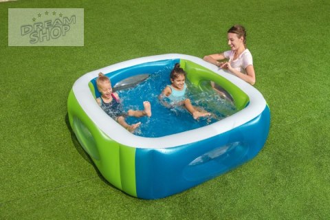 Dmuchany Basen dla dzieci z Oknami widokowymi 168x168x56 BESTWAY Dmuchany Basen dla dzieci z Oknami widokowymi 168x168x56 BESTWAY