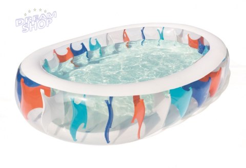 Dmuchany Basen rodzinny Elipsa 229x152x51cm BESTWAY + Łatka naprawcza Dmuchany Basen rodzinny Elipsa 229x152x51cm BESTWAY + Łatka naprawcza