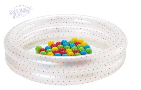 Dmuchany Basenik 2w1 dla dzieci 2+ Różowy BESTWAY 91x20cm Brodzik + Suchy basen + 50 piłeczek Dmuchany Basenik 2w1 dla dzieci 2+ Różowy BESTWAY 91x20cm Brodzik + Suchy basen + 50 piłeczek