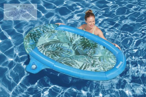 Dmuchany Materac Tropical 171x94cm BESTWAY Siateczkowe dno + Oparcie + Uchwyt na napój Dmuchany Materac Tropical 171x94cm BESTWAY Siateczkowe dno + Oparcie + Uchwyt na napój