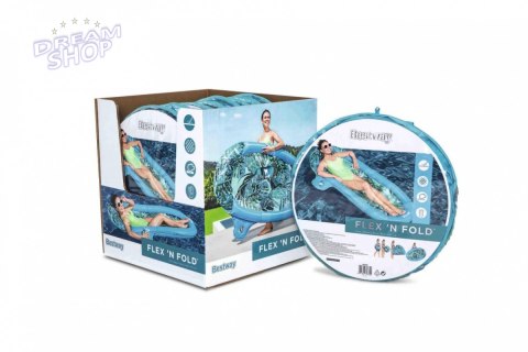 Dmuchany Materac Tropical 171x94cm BESTWAY Siateczkowe dno + Oparcie + Uchwyt na napój Dmuchany Materac Tropical 171x94cm BESTWAY Siateczkowe dno + Oparcie + Uchwyt na napój