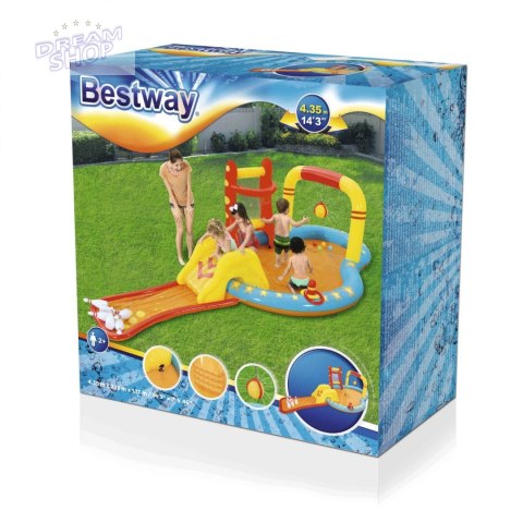 Dmuchany Plac zabaw Małych Mistrzów 435x213x117 BESTWAY + Zjeżdżalnia + Kręgle + Koszykówka Dmuchany Plac zabaw Małych Mistrzów 435x213x117 BESTWAY + Zjeżdżalnia + Kręgle + Koszykówka