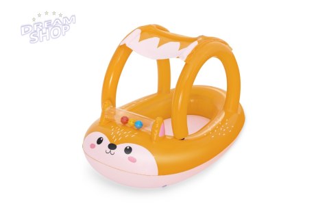 Dmuchany Ponton Lisek dla dzieci 3+ BESTWAY 94x66cm + Dmuchany daszek + Sensoryczna grzechotka Dmuchany Ponton Lisek dla dzieci 3+ BESTWAY 94x66cm + Dmuchany daszek + Sensoryczna grzechotka