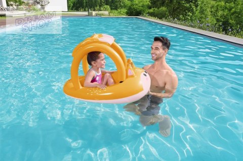 Dmuchany Ponton Lisek dla dzieci 3+ BESTWAY 94x66cm + Dmuchany daszek + Sensoryczna grzechotka Dmuchany Ponton Lisek dla dzieci 3+ BESTWAY 94x66cm + Dmuchany daszek + Sensoryczna grzechotka