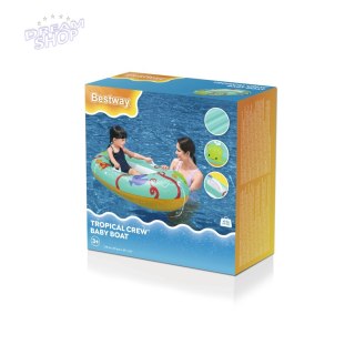 Dmuchany Ponton do pływania Morskie zwierzęta dla dzieci 3+ BESTWAY 119x79cm + Dmuchane dno