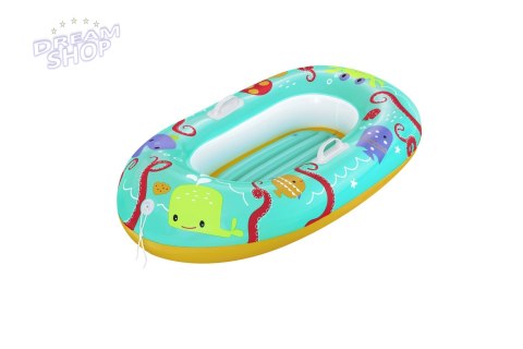 Dmuchany Ponton do pływania Morskie zwierzęta dla dzieci 3+ BESTWAY 119x79cm + Dmuchane dno
