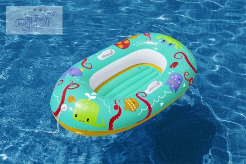 Dmuchany Ponton do pływania Morskie zwierzęta dla dzieci 3+ BESTWAY 119x79cm + Dmuchane dno