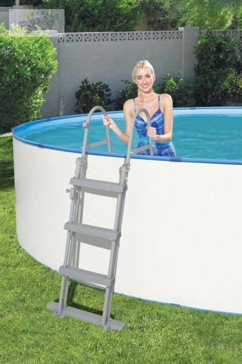 Drabinka do basenu ogrodowego BESTWAY 107cm Drabinka do basenu ogrodowego BESTWAY 107cm