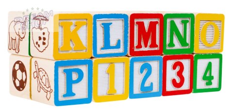 Drewniana Ciężarówka z Naczepą i Klockami dla dzieci 2+ Zabawka edukacyjna + Klocki z literami cyframi Drewniana Ciężarówka z Naczepą i Klockami dla dzieci 2+ Zabawka edukacyjna + Klocki z literami cyframi