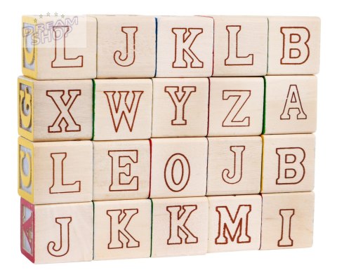 Drewniana Ciężarówka z Naczepą i Klockami dla dzieci 2+ Zabawka edukacyjna + Klocki z literami cyframi Drewniana Ciężarówka z Naczepą i Klockami dla dzieci 2+ Zabawka edukacyjna + Klocki z literami cyframi