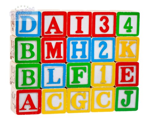 Drewniana Ciężarówka z Naczepą i Klockami dla dzieci 2+ Zabawka edukacyjna + Klocki z literami cyframi Drewniana Ciężarówka z Naczepą i Klockami dla dzieci 2+ Zabawka edukacyjna + Klocki z literami cyframi