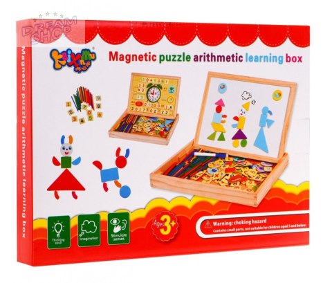 Drewniana tablica magnetyczna dla dzieci 3+ Zestaw edukacyjny + Akcesoria Drewniana tablica magnetyczna dla dzieci 3+ Zestaw edukacyjny + Akcesoria
