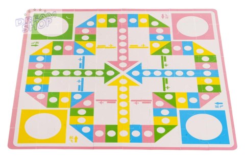 Drewniany zestaw Klocków Zamek z Rycerzami dla dzieci 3+ Drewniane Figurki + Sorter kształtów + Mata z puzzli + Gra Chinczyk Drewniany zestaw Klocków Zamek z Rycerzami dla dzieci 3+ Drewniane Figurki + Sorter kształtów + Mata z puzzli + Gra Chinczyk