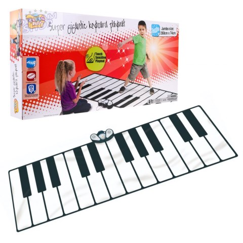 Duża Mata muzyczna dla dzieci 3+ Keyboard XXL 260x74cm + Tryb nagrywania + Kabel MP3 Duża Mata muzyczna dla dzieci 3+ Keyboard XXL 260x74cm + Tryb nagrywania + Kabel MP3