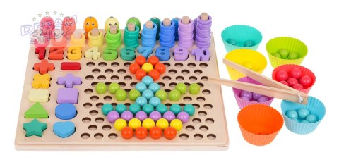 Edukacyjny Zestaw Gier z Drewna dla dzieci 3+ Gra zręcznościowa Łowienie rybek + Nauka liczb + Układanie wzorów Edukacyjny Zestaw Gier z Drewna dla dzieci 3+ Gra zręcznościowa Łowienie rybek + Nauka liczb + Układanie wzorów