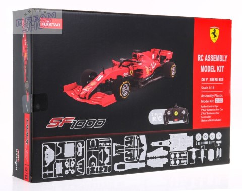 Ferrari SF1000 czerwony RASTAR model 1:16 Zdalnie sterowany bolid + Body kit + Pilot 2,4 GHz Ferrari SF1000 czerwony RASTAR model 1:16 Zdalnie sterowany bolid + Body kit + Pilot 2,4 GHz